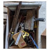 Lot of assorted tools and items including files,
