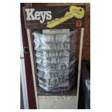 43x 14.5" ilco unican keys and rotary stand