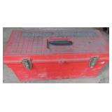 Red tool box 24"