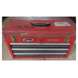 Metal tool box approximately 22"