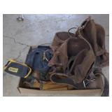 Flat of tool belt and other accessories