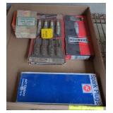 Flat of Various spark plugs