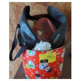 Pool accessories and tin bucket