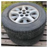 Radial & Michelon tire. 15" rim. Bidding on one