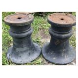 Cast Iron Base 12.5" Bidding on one times the