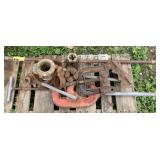 Ride Tool Co Pipe cutter, threader, vise, & clamp.