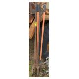 Pair of post diggers