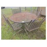 Patio table with 4 chairs