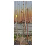 Shovel, rack, gardening tools