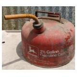 John Deere 2 1/2 Gallon gasoline can