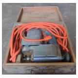 Vtg. Craftsman jig saw in wooden box