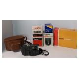 Flat of assorted camera items including Kodak