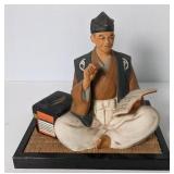 (G) "Washable" hakata urasaki doll and base