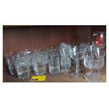 (G) Lot with various cocktail glasses
