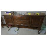 (G) Pennsylvania House wooden buffet table 56"w