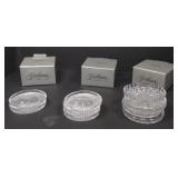 (B) Gorham 1831 glass coaster sets