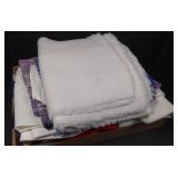 Lot of linens -- dish towels and place mats