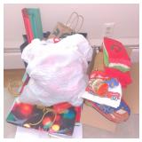 (B) Christmas decor and wrap