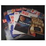 (B) Life and Saturday Evening Post magazines,