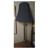 (B) 35" Black shade table lamp