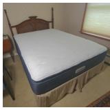(G) Queen size bed frame, mattress not included,