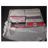 Lot of linens -- kitchen towels