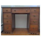 (G) Antique wooden desk 31"x42"x21"