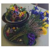 Silver Plated Decorative Bowl and Plater with