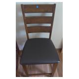 (B) Wooden Bar Stool measuring 18" x 20" x 41
