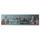 (G) Lot of assorted vintage/ retro wine glass