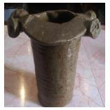 (G) Stone pottery vase 8"×3"