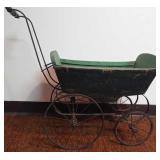 (R) Vintage Green Wooden Children