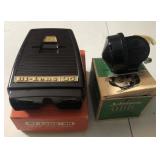 Lot including Bi-Lens 35mm slide viewer and