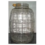 (G) Glass jar
