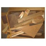 (G) Box of Aged Walnut Wood scraps