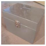 (G) Small Galvanized Tool Box measuring 12 1/2" x