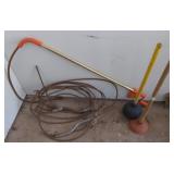 (G) Lot of Plumbing Supplies including Plungers