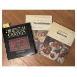 (R) Lot of books: Oriental Rugs, Cézanne, and