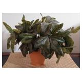 (G) Lot of 2 Faux Plants In Planters