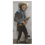 (AP) Roy Rodgers cardboard cut out measuring 6ft