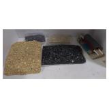 (DJ) diecast metal dump truck loads.