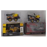 (DJ) lot of die-cast metal construction toys.