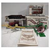 (DJ) Ertl David Brown 990 Implematic, 6 Row Plow,