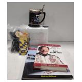 (DJ) Dale Earnhardt Items incl. Stein, Bear, Hat