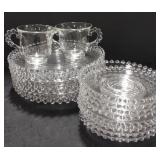 (AO) Candlewick Glassware (Cups approx 3"H &