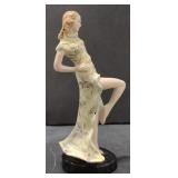 (AO) Porcelain Figurine of Woman in Dress approx