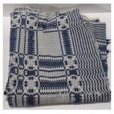 (AO) Antique Textile Throw Blanket