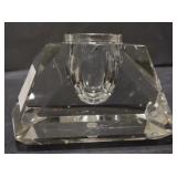 (AO) Glass Ink Well approx 4"L