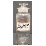 (AO) Sanguinar.P. apothecary jar.   Measures