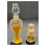(AO) Lot of 2 perfume bottles.Champagn measures